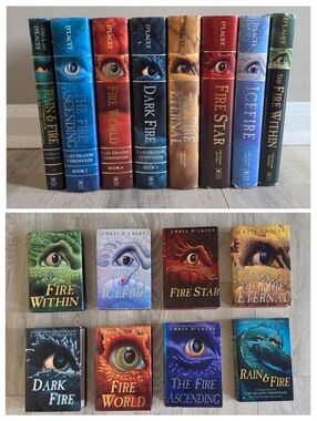 Rare* The Last Dragon Chronicles 1st Edition Hardback Complete Set
